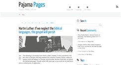 Desktop Screenshot of pajamapages.com
